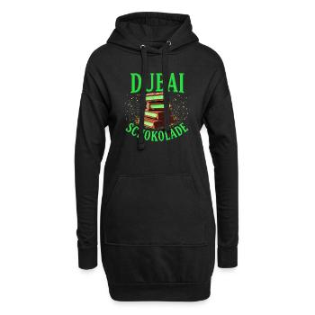 Chocolat de Dubaï - Drôle de dicton - Sweat-shirt à capuche long Femme - noir - Devant