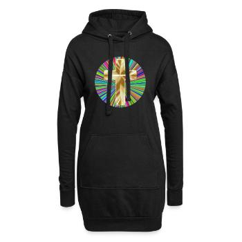 Christentum Collection - Hoodie-Kleid - Schwarz - Vorne