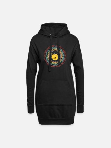 SOFT KITTY SONG - Hoodie-Kleid - Schwarz