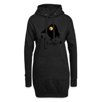 Malchanceux - Sweat-shirt à capuche long Femme - noir - Devant