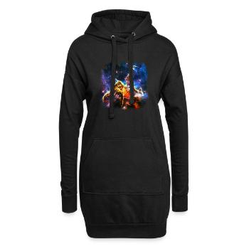 Mystic Mountain, Carina Nebula, Space, Galaxy, - Sweat-shirt à capuche long Femme - noir - Devant