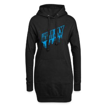 Je me suis rasé les couilles - Sweat-shirt à capuche long Femme - noir - Devant
