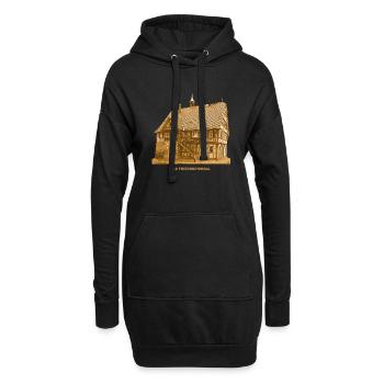 Ancien hôtel de ville de Bad Friedrichshall Bade-Wurtemberg - Sweat-shirt à capuche long Femme - noir - Devant