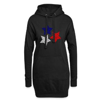 BONNE ANNEE. SAINT SYLVESTRE. NOUVELLE ANNÉE - Sweat-shirt à capuche long Femme - noir - Devant