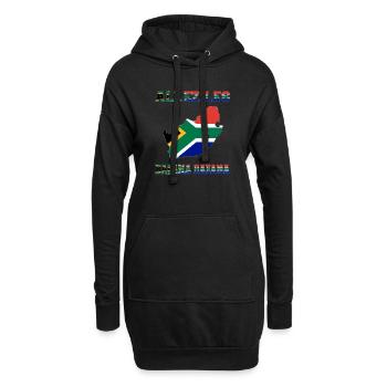 Allez LES BAFANA BAFANA Maillot de Pied - Sweat-shirt à capuche long Femme - noir - Devant