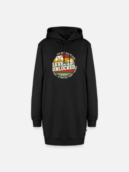Original 2005 19. Geburtstag Retro Geschenk - Hoodie-Kleid - Schwarz