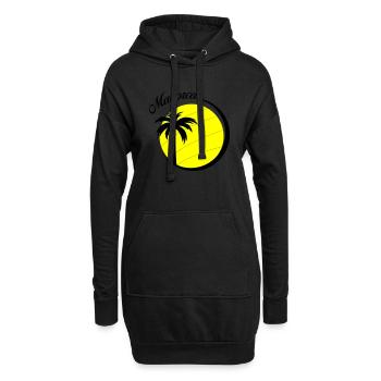 mallorca - Hoodie-Kleid - Schwarz - Vorne