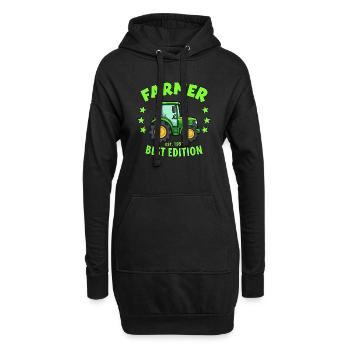 Farmer seit 1991 - Lustige Bauern - Hoodie-Kleid - Schwarz - Vorne