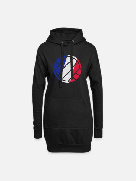 volleyball - Hoodie Dress - black
