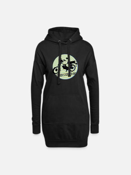 S51 Legenden - Hoodie-Kleid - Schwarz