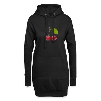 KIRSCHEN - Hoodie-Kleid - Schwarz - Vorne