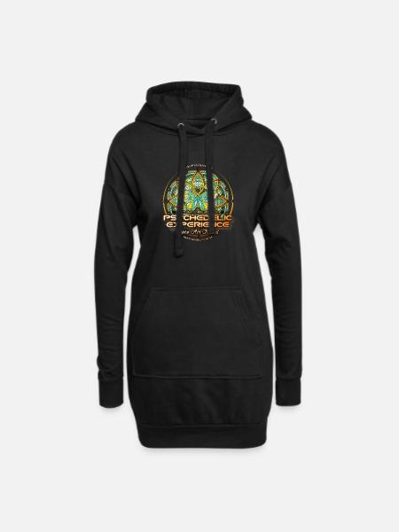 Psy Exp 2015 - Hoodie-Kleid - Schwarz