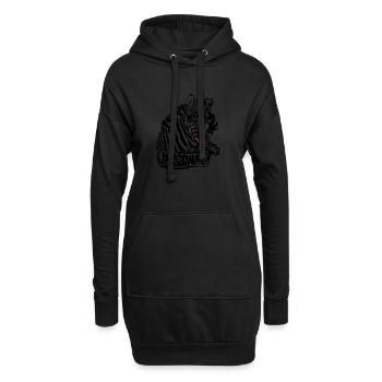 Incognito - Sweat-shirt à capuche long Femme - noir - Devant