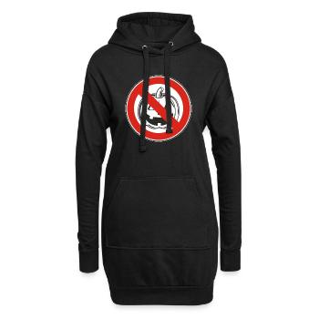 NO HALLOWEEN - Sweat-shirt à capuche long Femme - noir - Devant