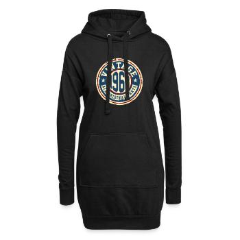 Vintage 1963 - Hoodie-Kleid - Schwarz - Vorne