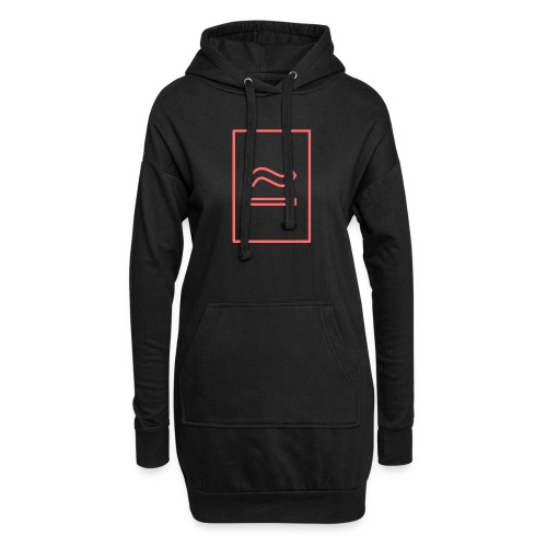The Commercial Logo (Salmon Outline) - Hoodie Dress