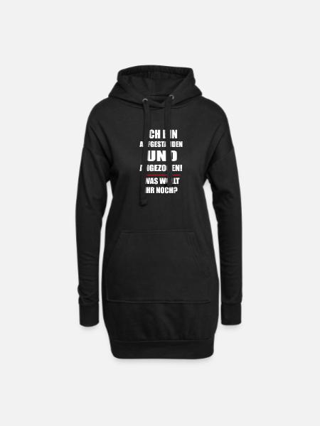 NERD - Was wollt ihr noch - Hoodie-Kleid - Schwarz