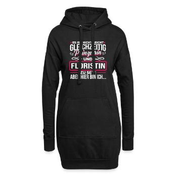 FLORISTIN - Prinzessin - Hoodie-Kleid - Schwarz - Vorne