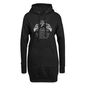 ICH BIN DEIN SCHUTZENGEL - Hoodie-Kleid - Schwarz - Vorne