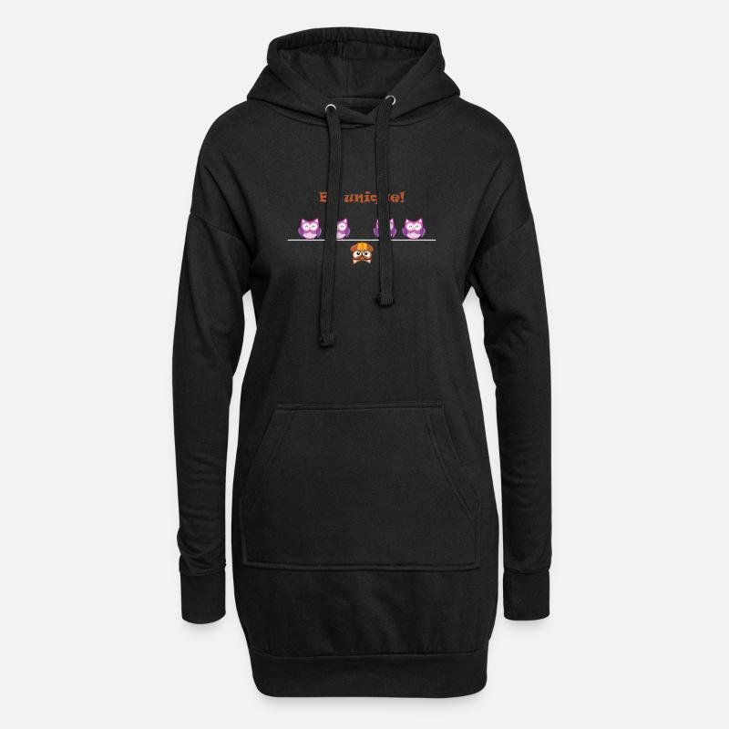 Be Different T-Shirt - Hoodie-Kleid - Schwarz