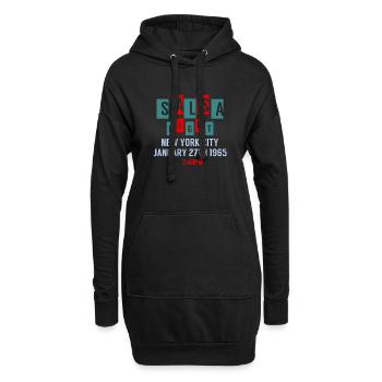 Salsa Nuit New York City - Sweat-shirt à capuche long Femme - noir - Devant