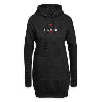 Régichieur - Sweat-shirt à capuche long Femme - noir - Devant