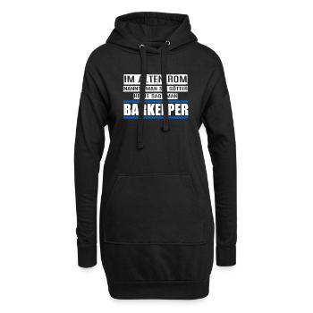 BARKEEPER - Hoodie-Kleid - Schwarz - Vorne