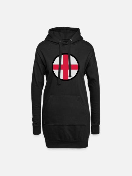Under The Sign Of England - Hoodie Dress - black