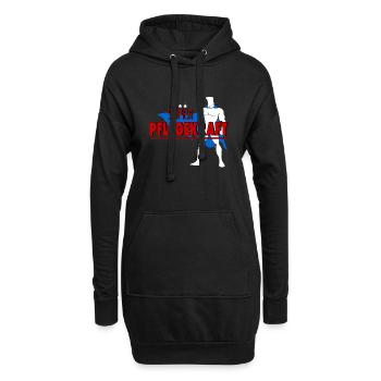PFLEGEKRAFT - Hoodie-Kleid - Schwarz - Vorne