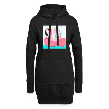 Summerunicorn - Sweat-shirt à capuche long Femme - noir - Devant
