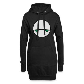 Melvin Robot - Per Anhalt - Hoodie-Kleid - Schwarz - Vorne