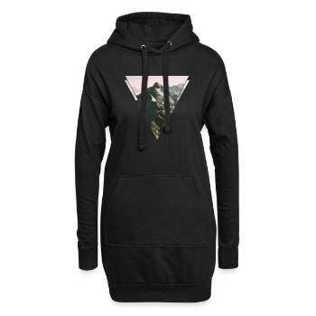 Augstmatthorn - Hoodie-Kleid - Schwarz - Vorne
