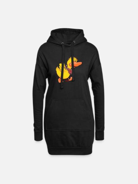 Lisa Schnattchen - Hoodie-Kleid - Schwarz