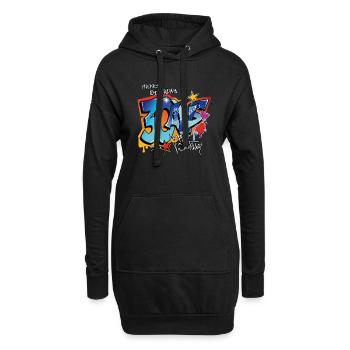 30 ans - Sweat-shirt à capuche long Femme - noir - Devant