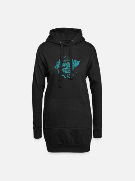 ruedanb - Hoodie Dress - black