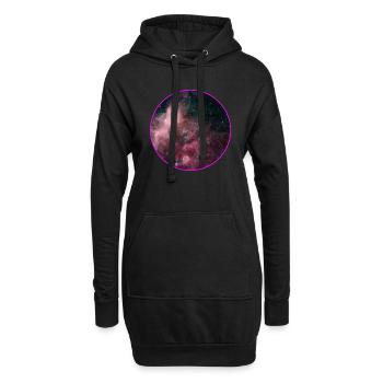Galaxy - Space - Stars - Cosmic - Art - Universe T - Sweat-shirt à capuche long Femme - noir - Devant