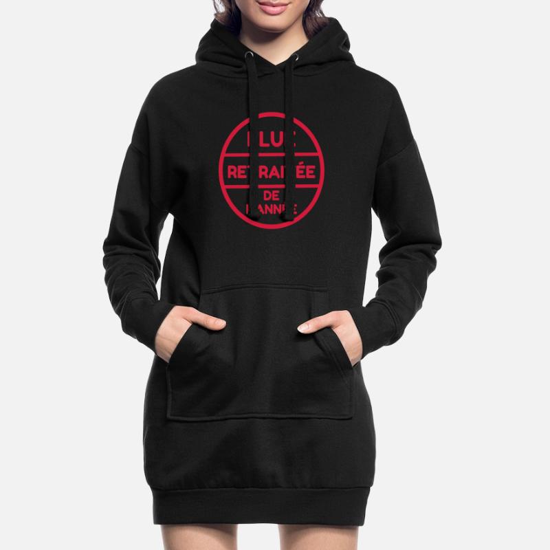 Ruhestand / Rentner / Rentnerin / Rente Hoodie-Kleid