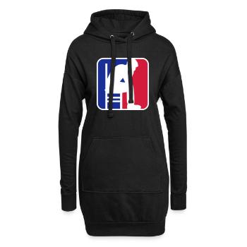 Depression Sport Logo - Hoodie-Kleid - Schwarz - Vorne