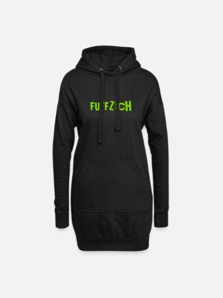 50. Geburtstag - Hoodie-Kleid - Schwarz