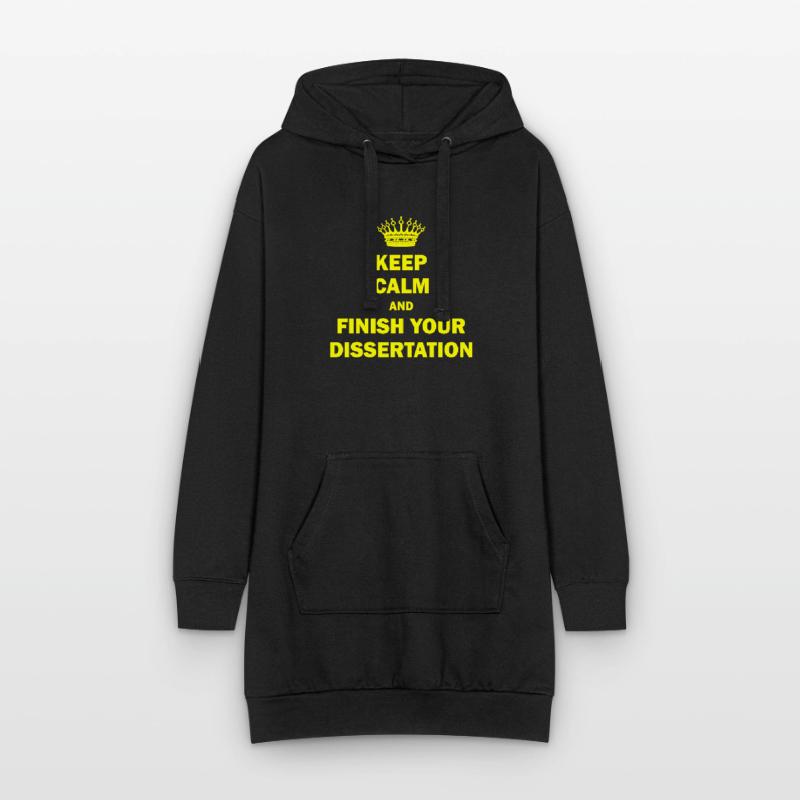 Dissertation Phd Student Gift Hoodie Dress