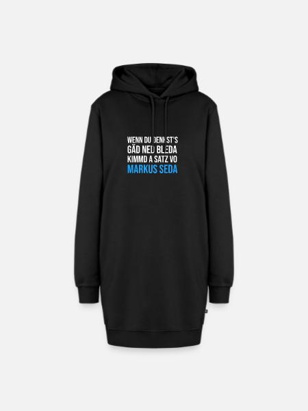 Markus Söder - Hoodie-Kleid - Schwarz