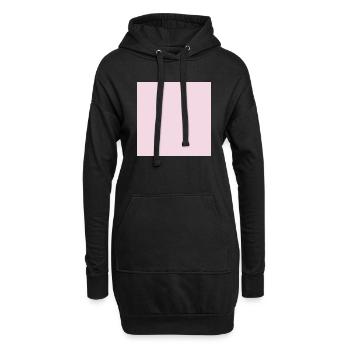 Rose, rose, rose foncé (également personnalisable) - Sweat-shirt à capuche long Femme - noir - Devant