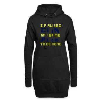 Others go to therapy I just have to - Hoodie Dress - black - Front