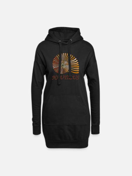 Nautilus - Hoodie-Kleid - Schwarz
