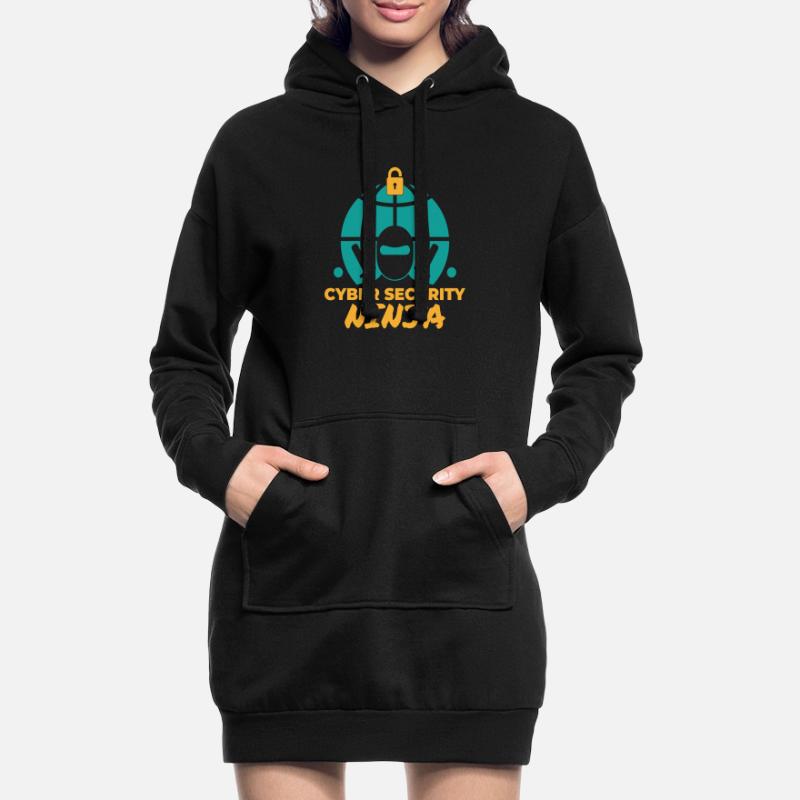 Cyber security ninja Programming Informatik Hoodie-Kleid