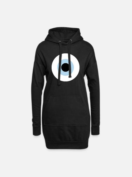 Nazar - Hoodie-Kleid - Schwarz