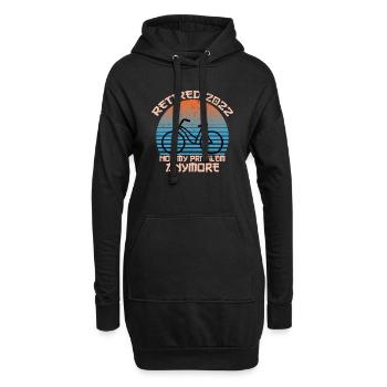 Retired 2022 Not My Problem Anymore Funny - Sweat-shirt à capuche long Femme - noir - Devant