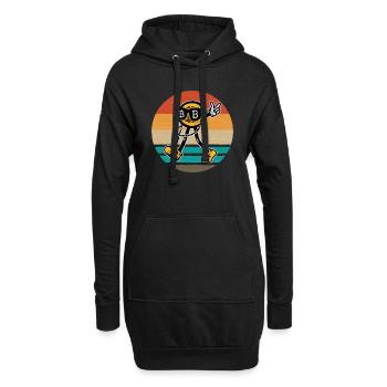 Krypto Investor Bitcoin Trader Blockchain BTC - Hoodie-Kleid - Schwarz - Vorne