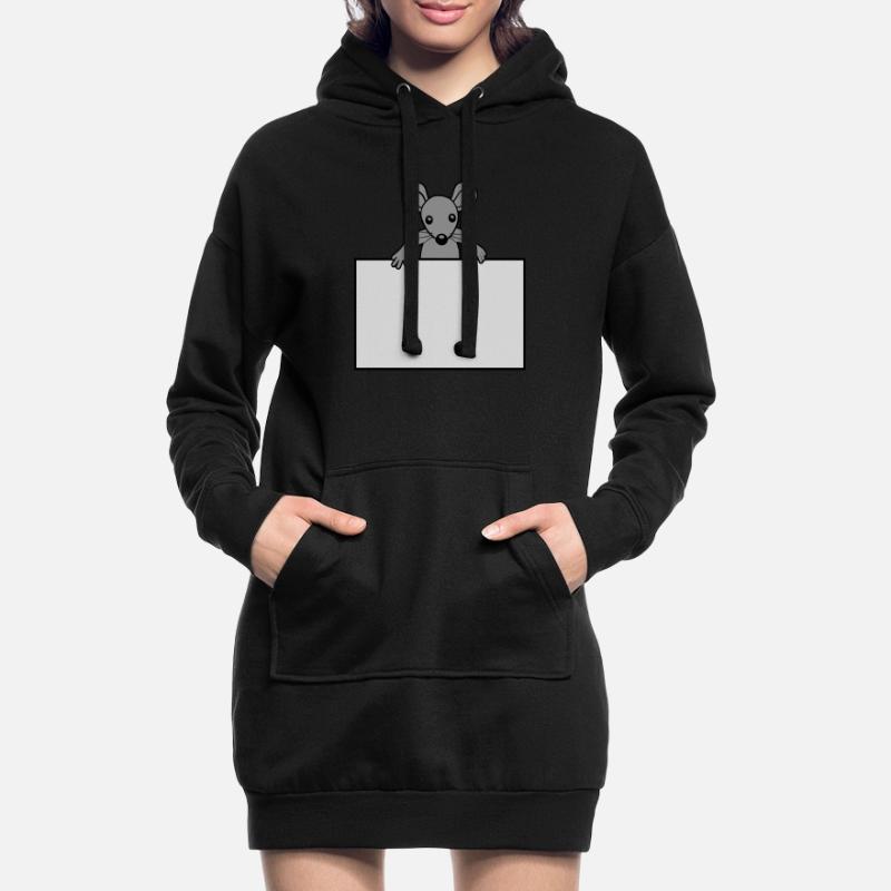 Mouse with shield Hoodie Dress