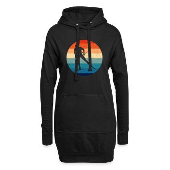 Ski de fond Classique Ski de fond Classique Ski de fond Skati - Sweat-shirt à capuche long Femme - noir - Devant